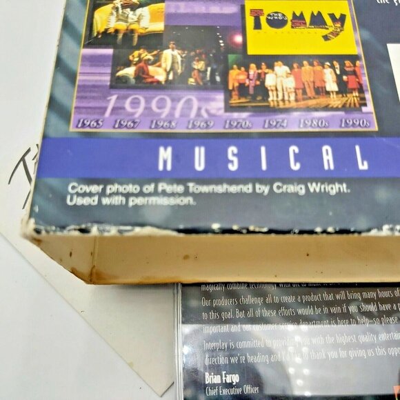 Tommy-The Who Interactive Adventure Interplay Windows CD-ROM 1996 Pete Townshend - Picture 8 of 9